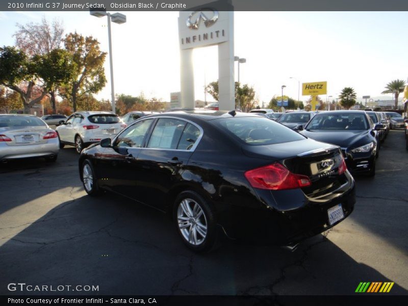 Obsidian Black / Graphite 2010 Infiniti G 37 Journey Sedan