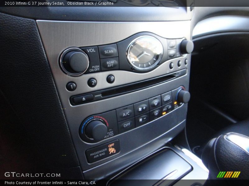 Obsidian Black / Graphite 2010 Infiniti G 37 Journey Sedan