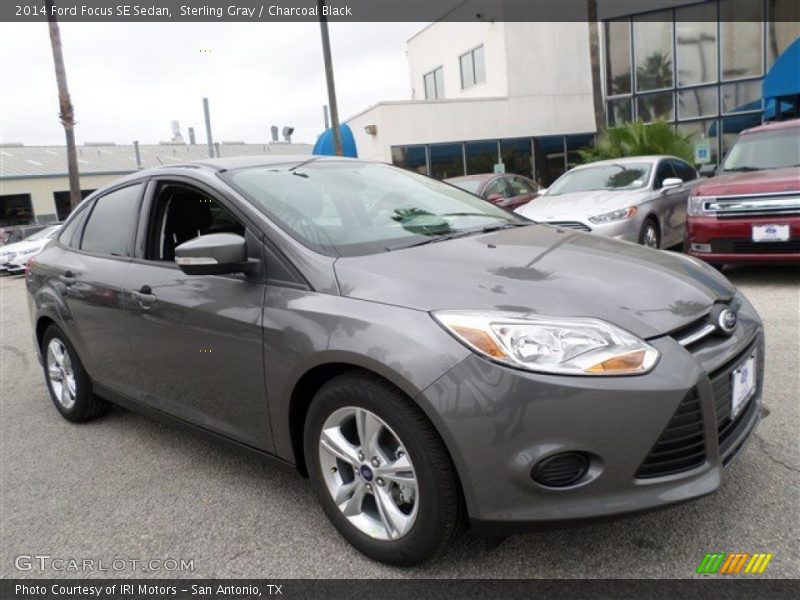 Sterling Gray / Charcoal Black 2014 Ford Focus SE Sedan