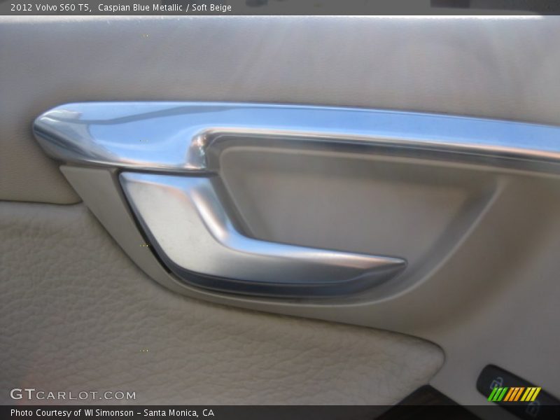 Caspian Blue Metallic / Soft Beige 2012 Volvo S60 T5