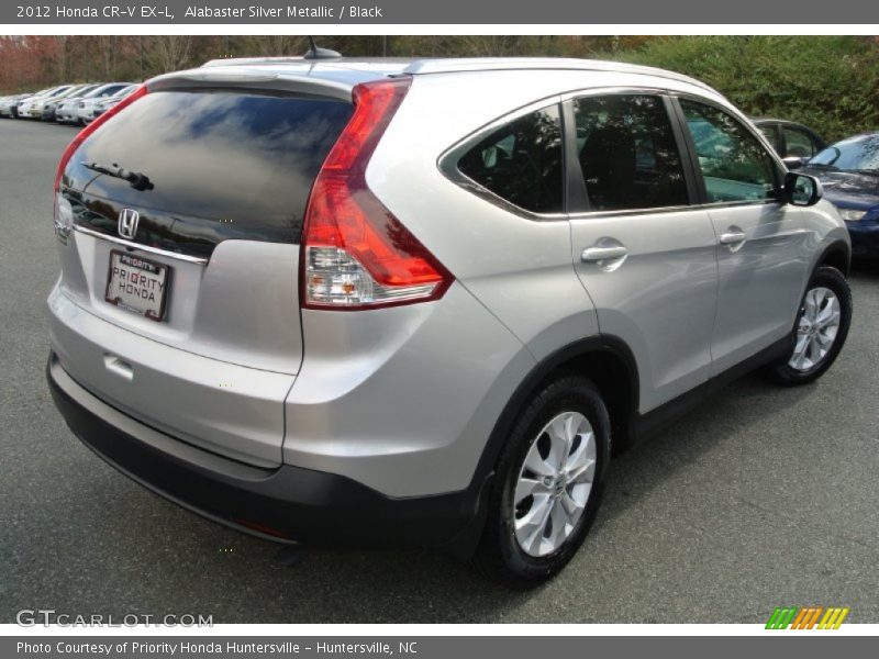 Alabaster Silver Metallic / Black 2012 Honda CR-V EX-L