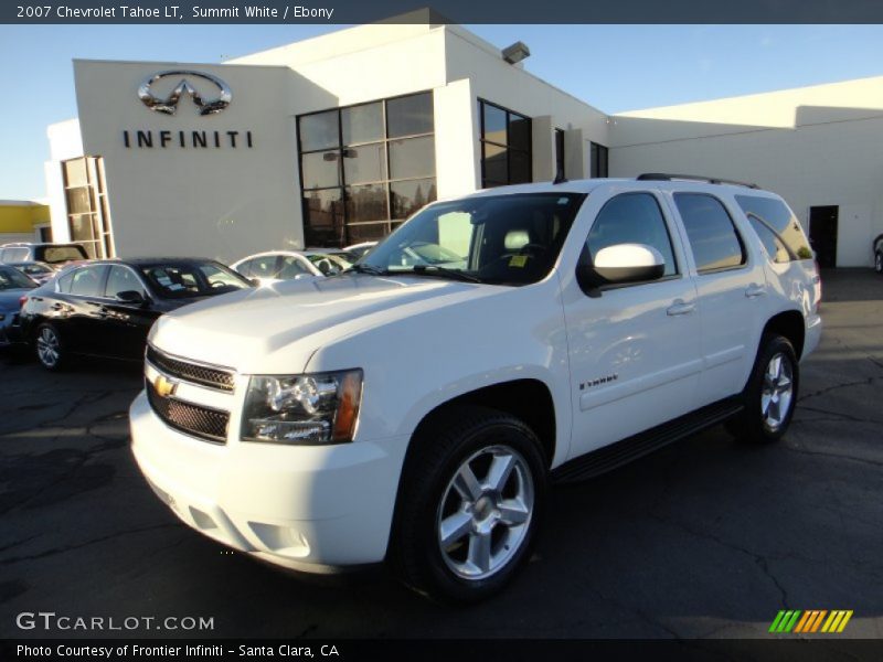 Summit White / Ebony 2007 Chevrolet Tahoe LT