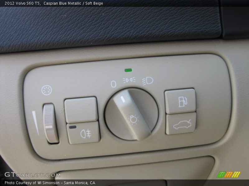 Caspian Blue Metallic / Soft Beige 2012 Volvo S60 T5