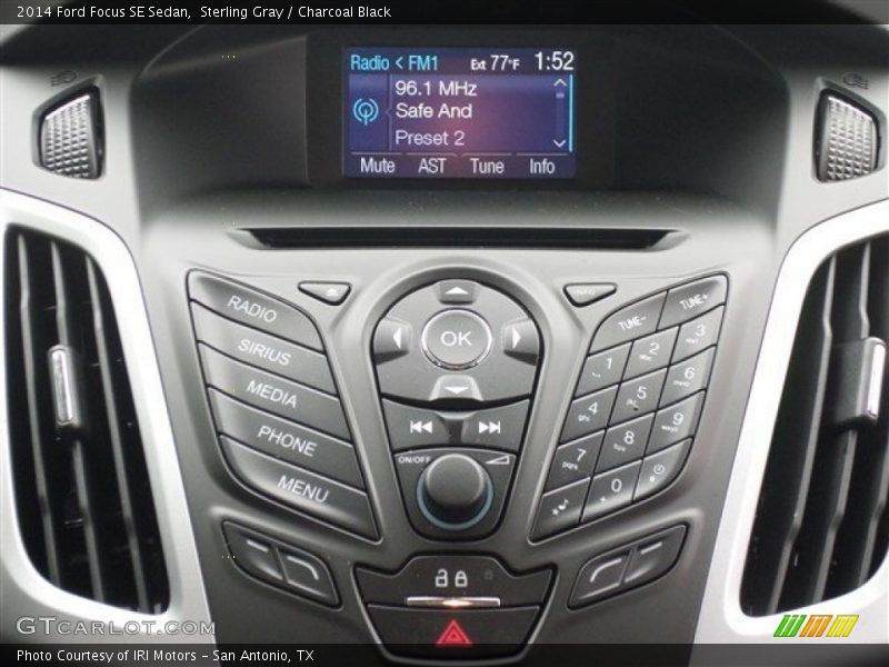 Sterling Gray / Charcoal Black 2014 Ford Focus SE Sedan