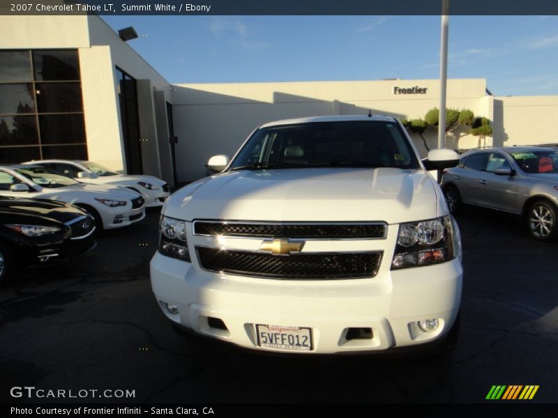 Summit White / Ebony 2007 Chevrolet Tahoe LT