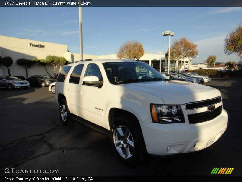 Summit White / Ebony 2007 Chevrolet Tahoe LT