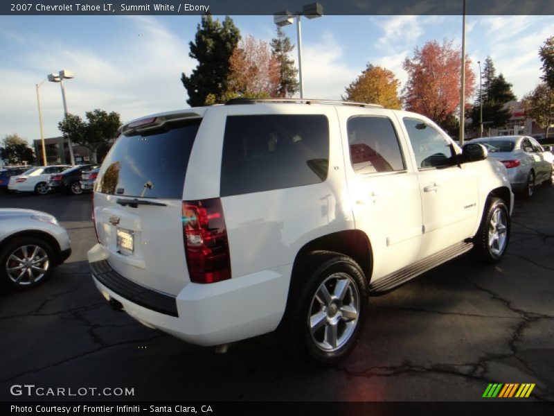 Summit White / Ebony 2007 Chevrolet Tahoe LT