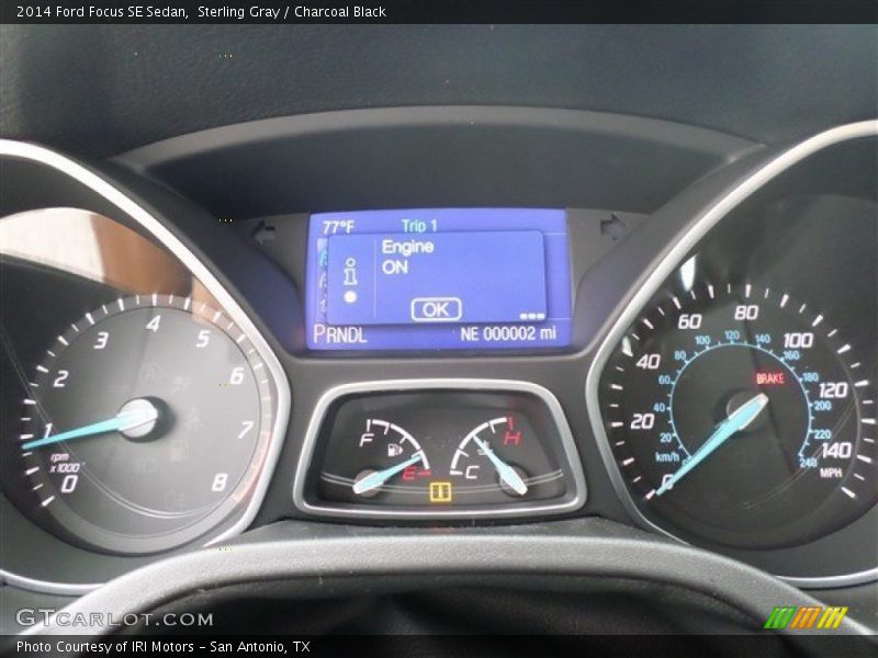 Sterling Gray / Charcoal Black 2014 Ford Focus SE Sedan