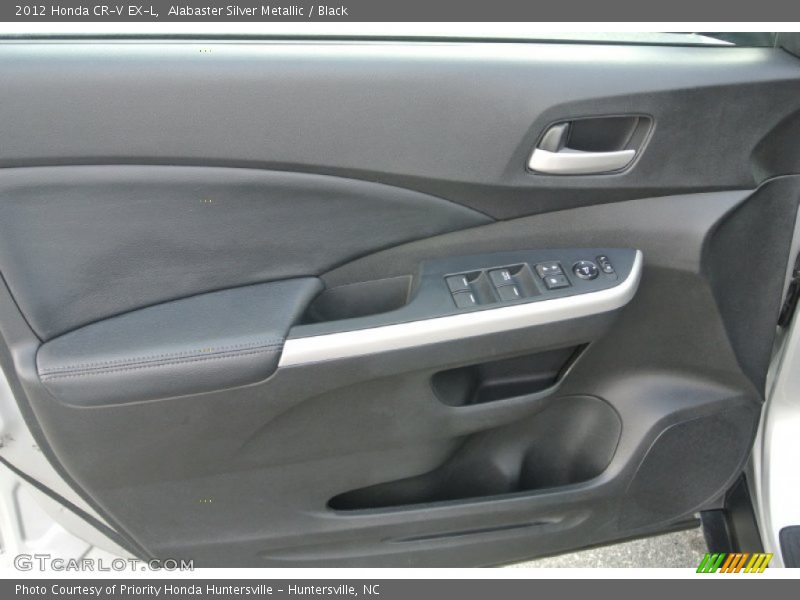 Alabaster Silver Metallic / Black 2012 Honda CR-V EX-L