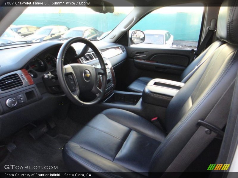 Summit White / Ebony 2007 Chevrolet Tahoe LT