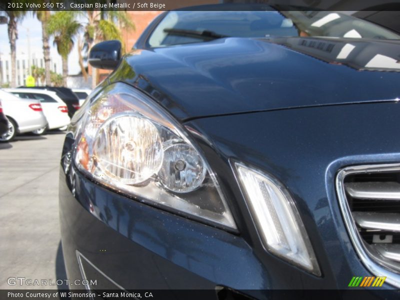 Caspian Blue Metallic / Soft Beige 2012 Volvo S60 T5
