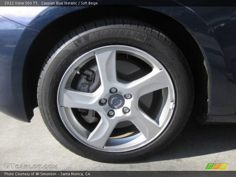 Caspian Blue Metallic / Soft Beige 2012 Volvo S60 T5