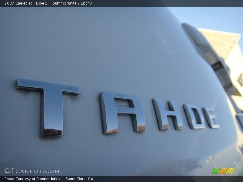 Summit White / Ebony 2007 Chevrolet Tahoe LT