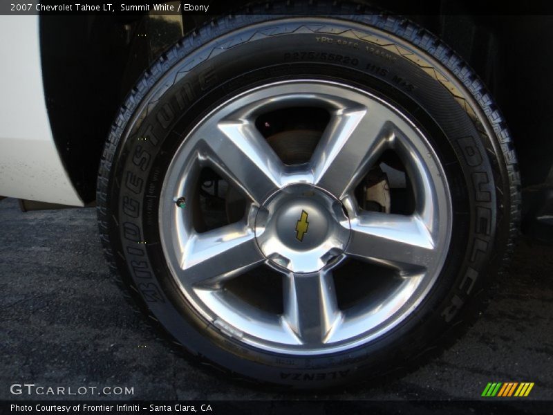 Summit White / Ebony 2007 Chevrolet Tahoe LT