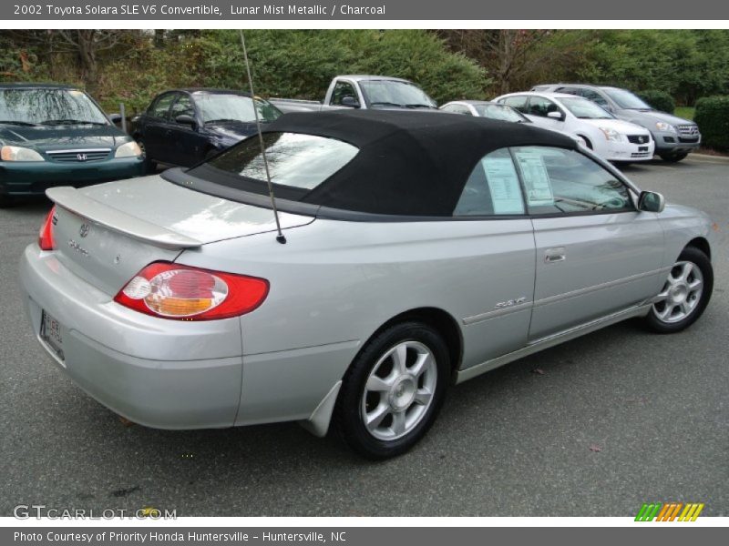 Lunar Mist Metallic / Charcoal 2002 Toyota Solara SLE V6 Convertible