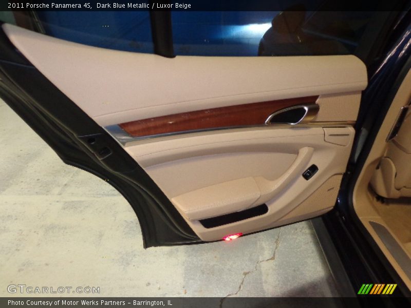 Dark Blue Metallic / Luxor Beige 2011 Porsche Panamera 4S