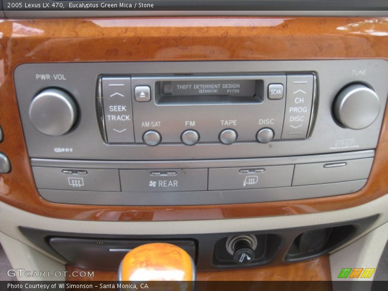 Eucalyptus Green Mica / Stone 2005 Lexus LX 470