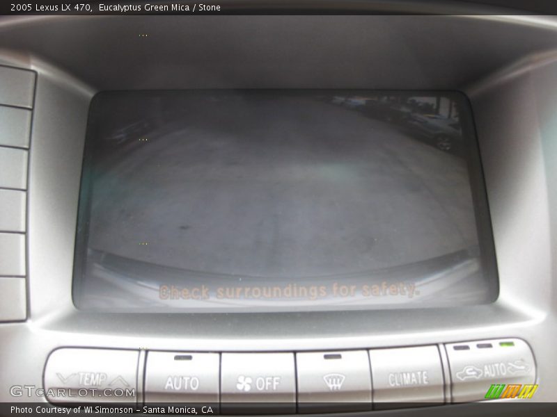 Eucalyptus Green Mica / Stone 2005 Lexus LX 470