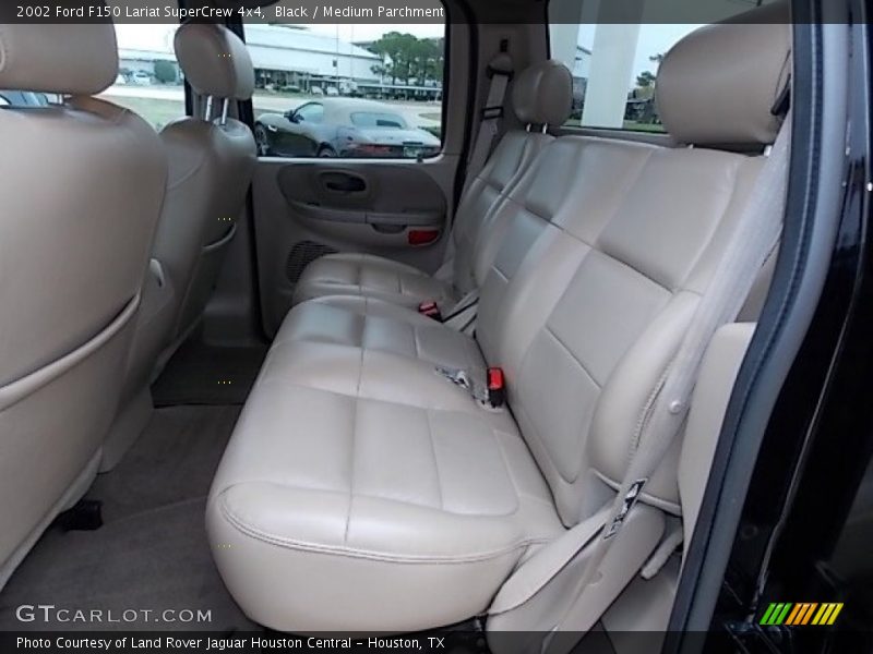 Black / Medium Parchment 2002 Ford F150 Lariat SuperCrew 4x4