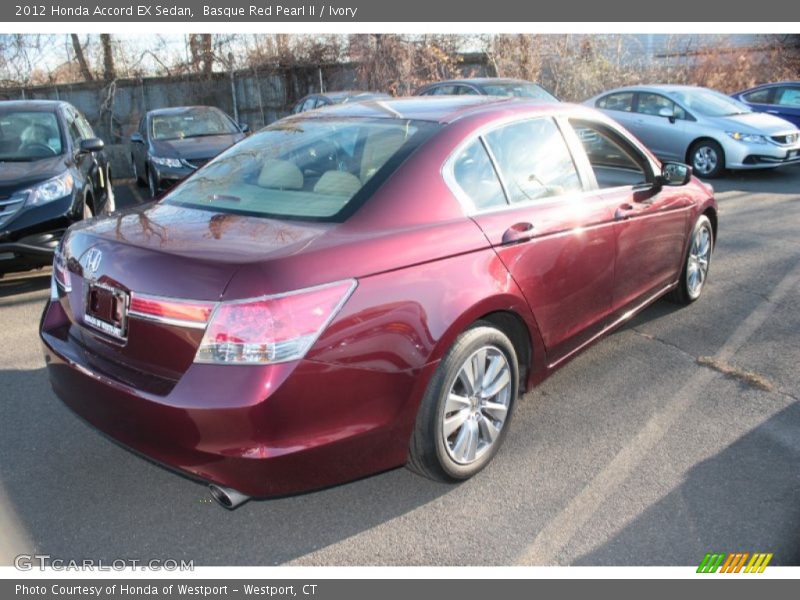 Basque Red Pearl II / Ivory 2012 Honda Accord EX Sedan