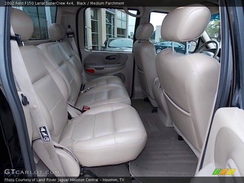 Black / Medium Parchment 2002 Ford F150 Lariat SuperCrew 4x4