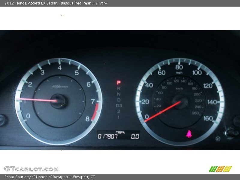 Basque Red Pearl II / Ivory 2012 Honda Accord EX Sedan