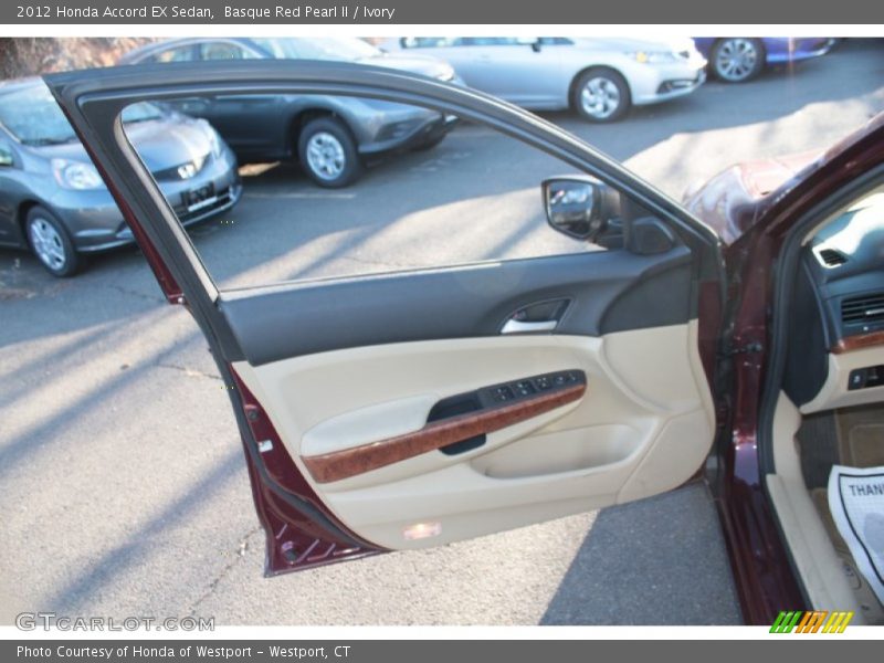 Basque Red Pearl II / Ivory 2012 Honda Accord EX Sedan