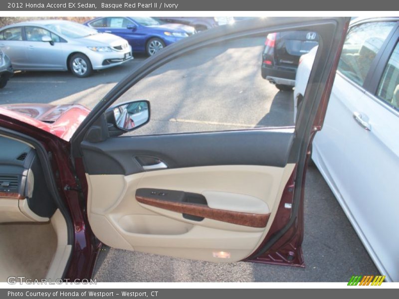 Basque Red Pearl II / Ivory 2012 Honda Accord EX Sedan
