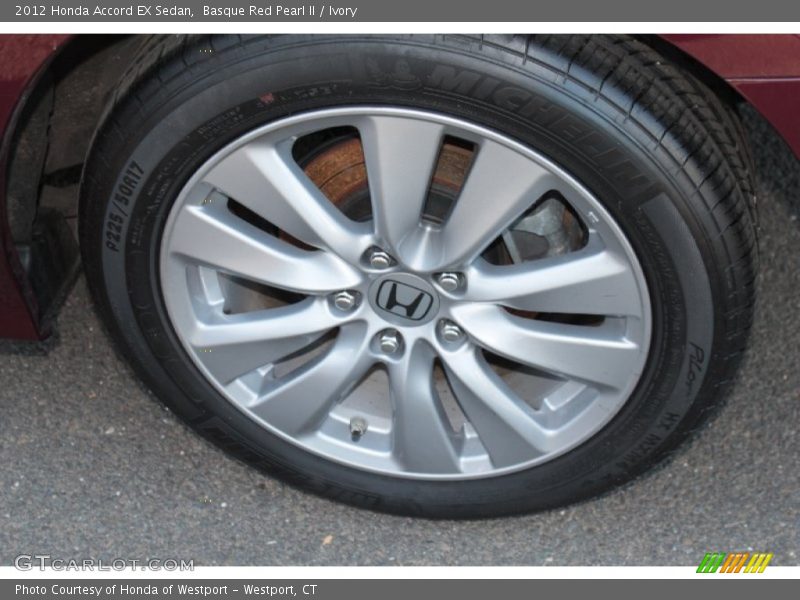 Basque Red Pearl II / Ivory 2012 Honda Accord EX Sedan