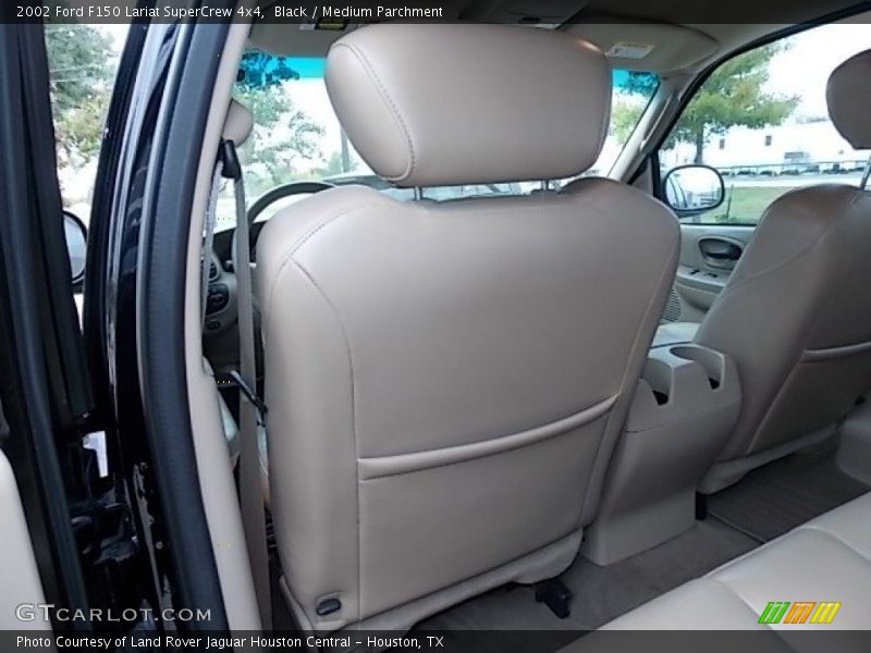 Black / Medium Parchment 2002 Ford F150 Lariat SuperCrew 4x4