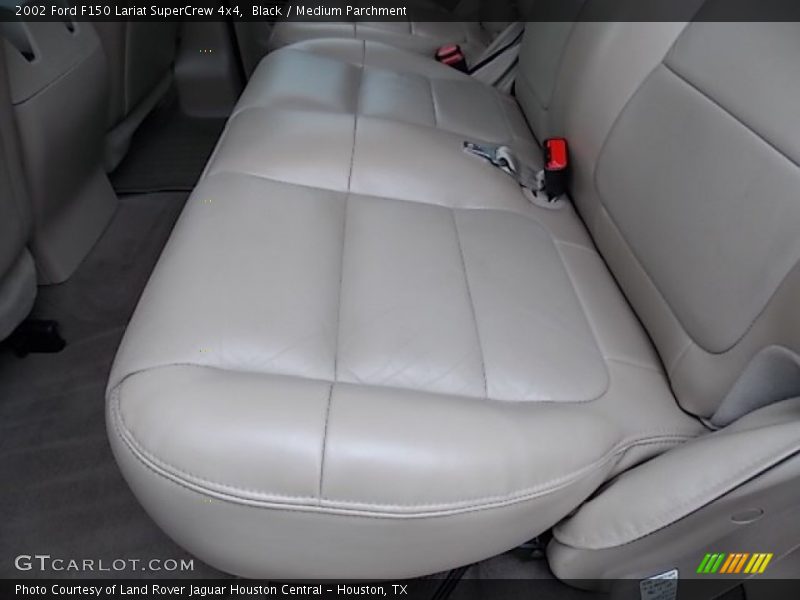 Black / Medium Parchment 2002 Ford F150 Lariat SuperCrew 4x4