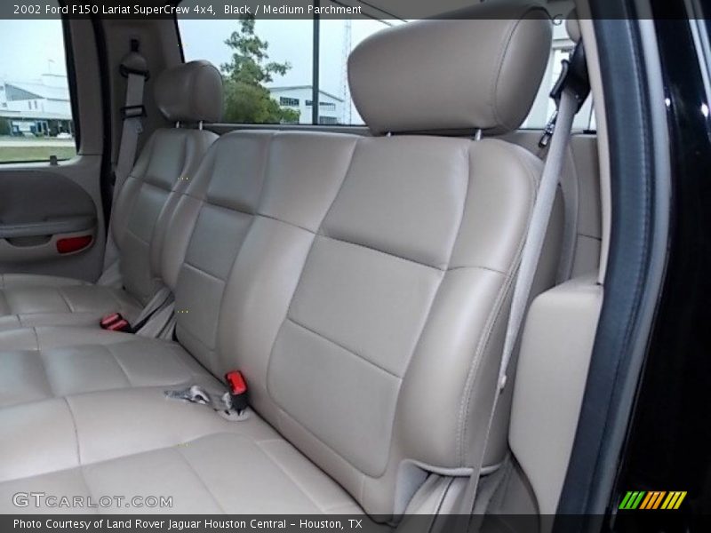 Black / Medium Parchment 2002 Ford F150 Lariat SuperCrew 4x4
