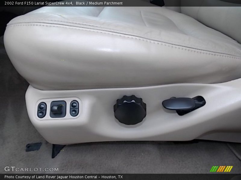 Black / Medium Parchment 2002 Ford F150 Lariat SuperCrew 4x4