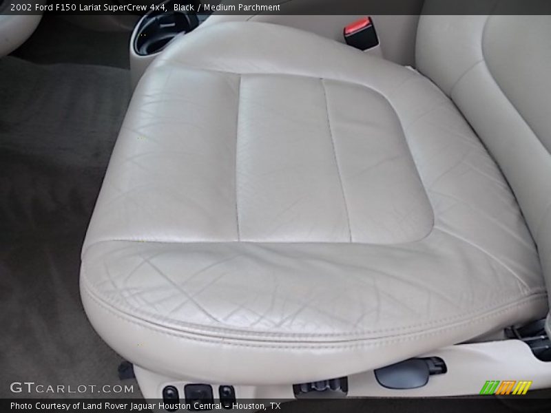 Black / Medium Parchment 2002 Ford F150 Lariat SuperCrew 4x4