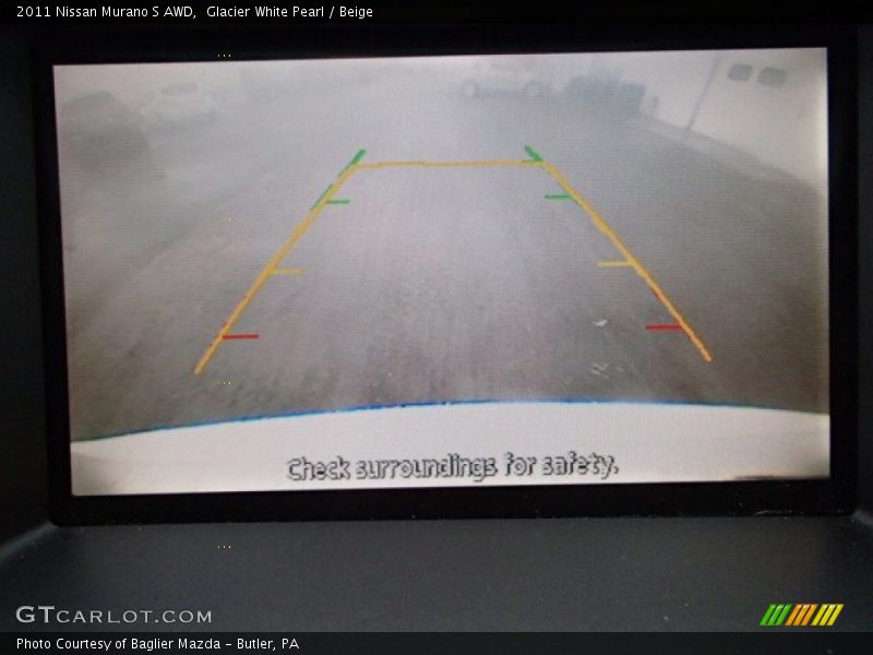 Glacier White Pearl / Beige 2011 Nissan Murano S AWD