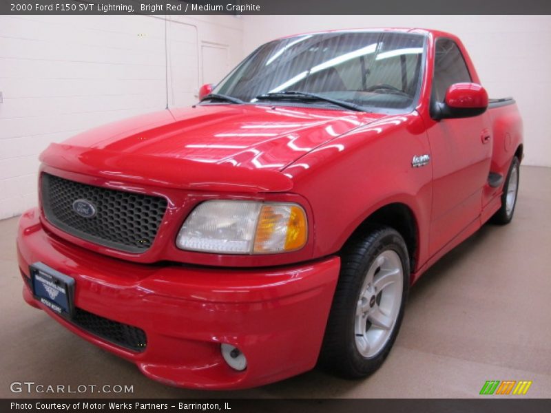 Bright Red / Medium Graphite 2000 Ford F150 SVT Lightning