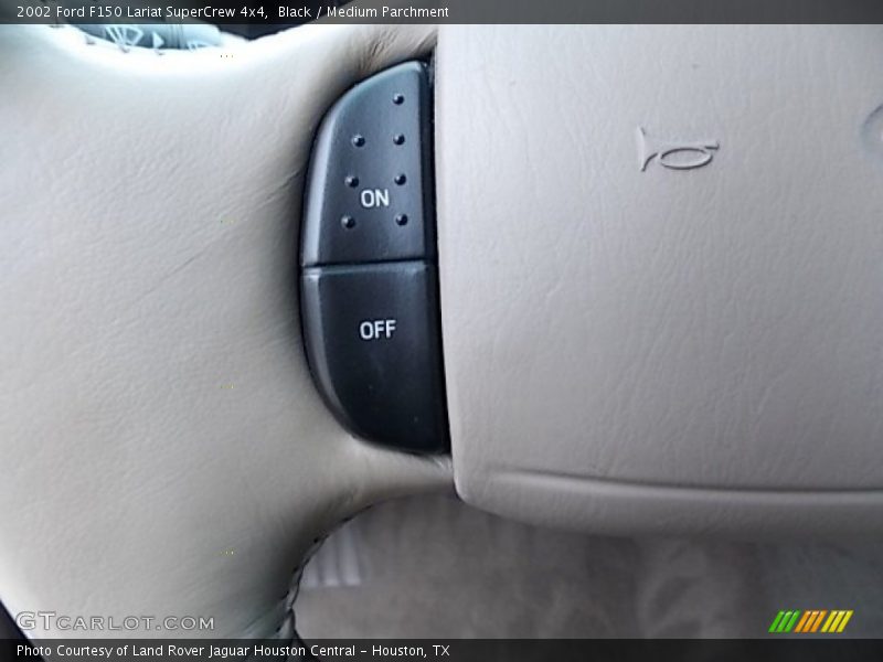 Black / Medium Parchment 2002 Ford F150 Lariat SuperCrew 4x4