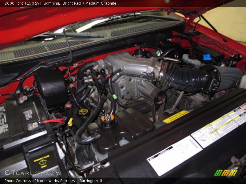 Bright Red / Medium Graphite 2000 Ford F150 SVT Lightning