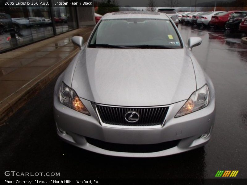 Tungsten Pearl / Black 2009 Lexus IS 250 AWD