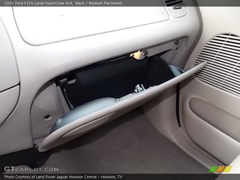 Black / Medium Parchment 2002 Ford F150 Lariat SuperCrew 4x4