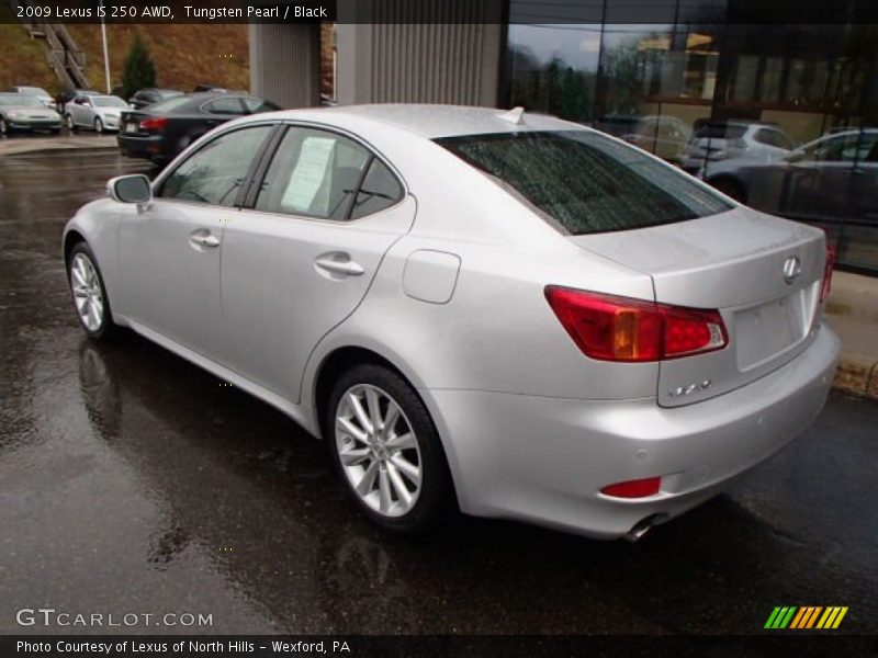 Tungsten Pearl / Black 2009 Lexus IS 250 AWD