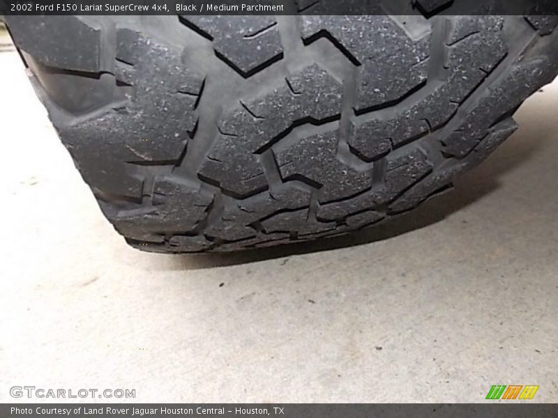 Black / Medium Parchment 2002 Ford F150 Lariat SuperCrew 4x4