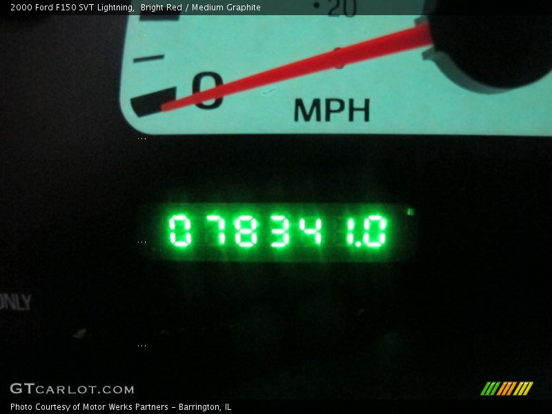 Bright Red / Medium Graphite 2000 Ford F150 SVT Lightning