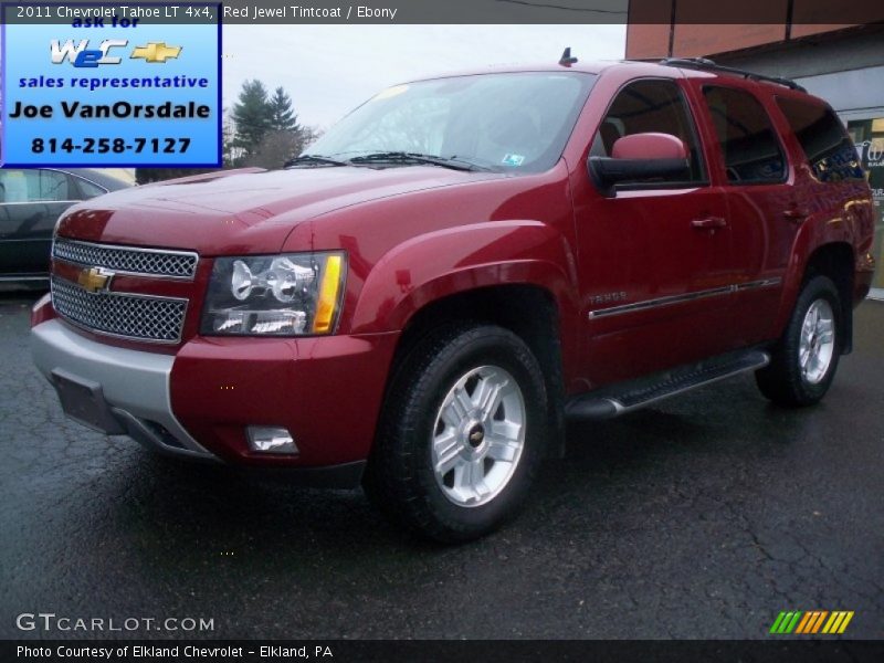 Red Jewel Tintcoat / Ebony 2011 Chevrolet Tahoe LT 4x4