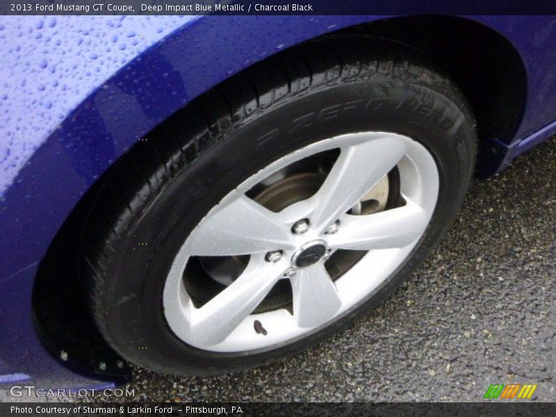Deep Impact Blue Metallic / Charcoal Black 2013 Ford Mustang GT Coupe