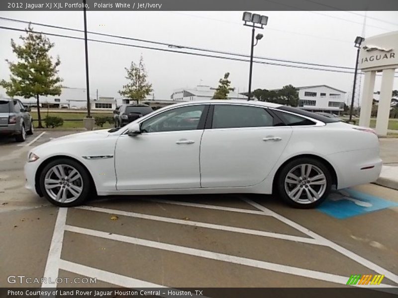 Polaris White / Jet/Ivory 2012 Jaguar XJ XJL Portfolio