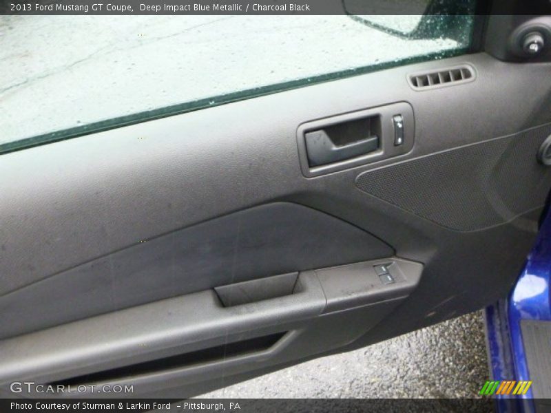 Deep Impact Blue Metallic / Charcoal Black 2013 Ford Mustang GT Coupe