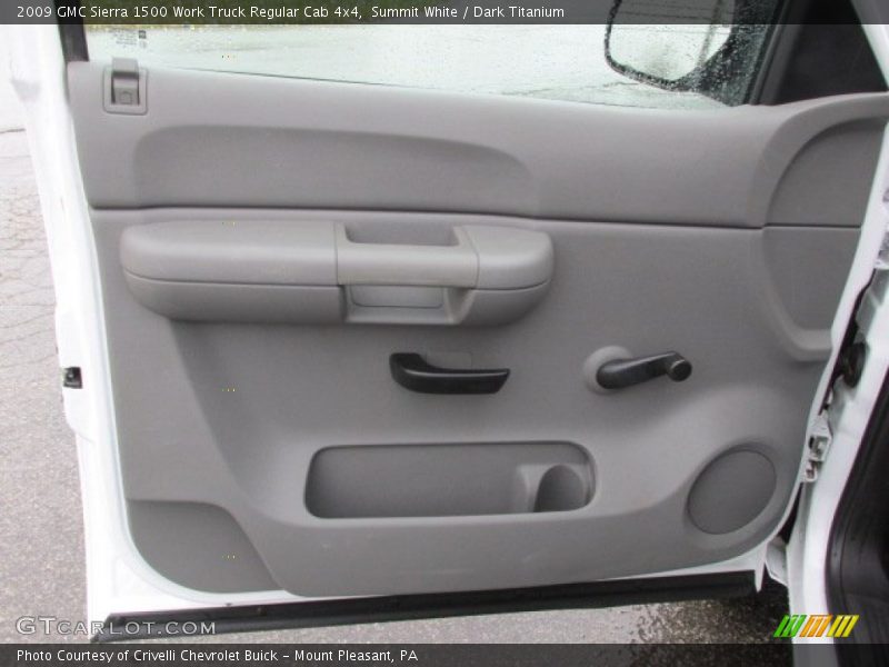 Summit White / Dark Titanium 2009 GMC Sierra 1500 Work Truck Regular Cab 4x4