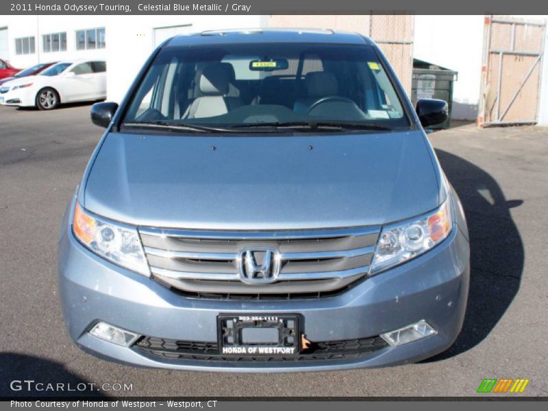 Celestial Blue Metallic / Gray 2011 Honda Odyssey Touring