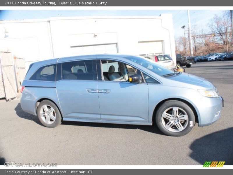 Celestial Blue Metallic / Gray 2011 Honda Odyssey Touring